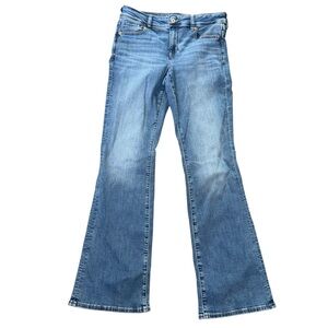 American Eagle Kickboot Jeans Women’s 10 30W x 32L Light Wash NWT Stretch Denim